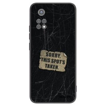 Picasee silikónový čierny obal pre Xiaomi Redmi Note 11S 5G - SORRY
