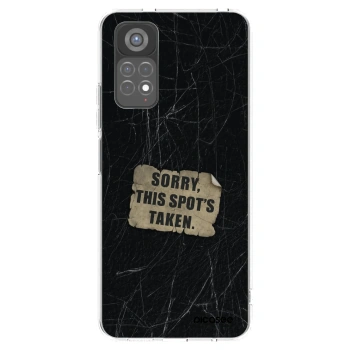 Picasee silikónový prehľadný obal pre Xiaomi Redmi Note 11S 5G - SORRY