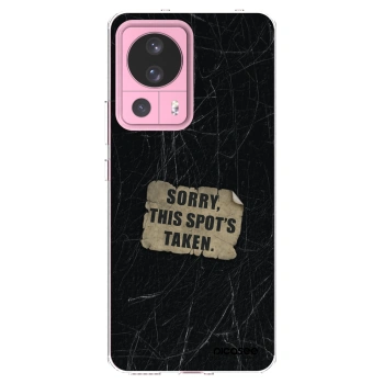 Picasee silikónový prehľadný obal pre Xiaomi 13 Lite - SORRY