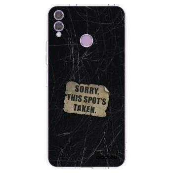Picasee silikónový prehľadný obal pre Honor 8X - SORRY