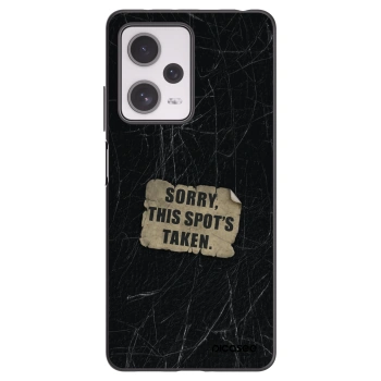 Picasee silikónový čierny obal pre Xiaomi Redmi Note 12 Pro+ 5G - SORRY