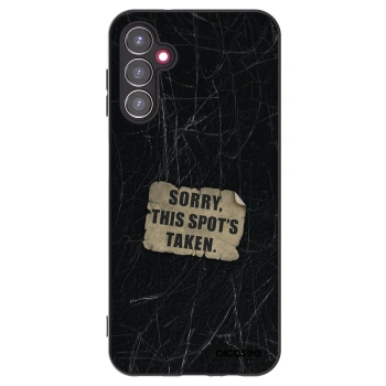 Picasee silikónový čierny obal pre Samsung Galaxy A14 4G A145R - SORRY