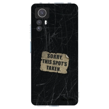 Picasee silikónový prehľadný obal pre Xiaomi Redmi Note 12S - SORRY