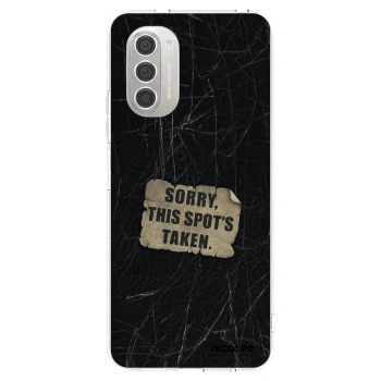 Picasee silikónový prehľadný obal pre Motorola Moto G51 - SORRY