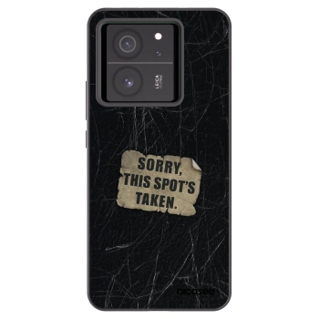 Picasee silikónový čierny obal pre Xiaomi 13T - SORRY