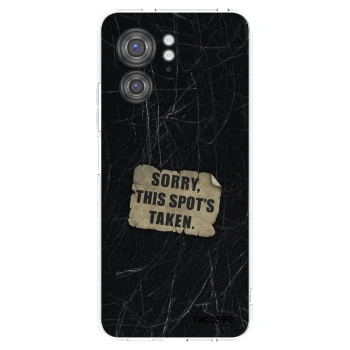 Picasee silikónový prehľadný obal pre Motorola Edge 40 - SORRY