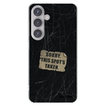 Picasee silikónový prehľadný obal pre Samsung Galaxy S24 S921B 5G - SORRY
