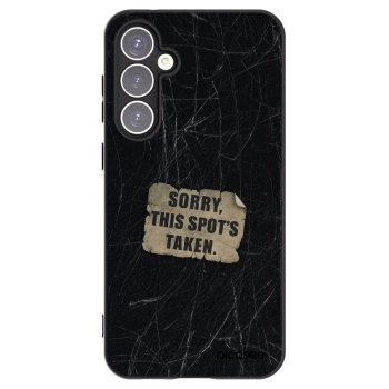 Picasee silikónový čierny obal pre Samsung Galaxy S23 FE S711B - SORRY