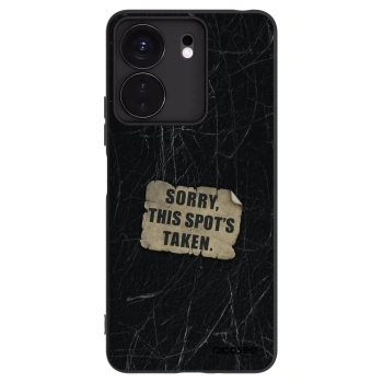 Picasee silikónový čierny obal pre Xiaomi Redmi 13C 4G - SORRY
