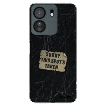 Picasee silikónový prehľadný obal pre Xiaomi Redmi 13C 4G - SORRY