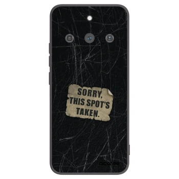 Picasee silikónový čierny obal pre Realme 11 Pro+ - SORRY