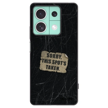 Picasee silikónový čierny obal pre Xiaomi Redmi Note 13 5G - SORRY