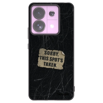 Picasee silikónový čierny obal pre Xiaomi Redmi Note 13 Pro 5G - SORRY