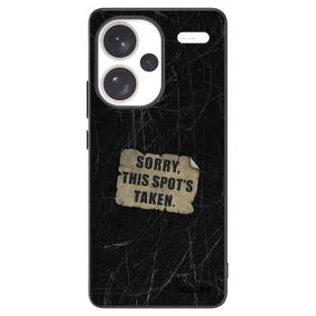 Picasee silikónový čierny obal pre Xiaomi Redmi Note 13 Pro+ 5G - SORRY