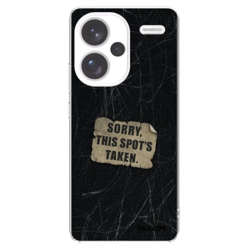 Picasee silikónový prehľadný obal pre Xiaomi Redmi Note 13 Pro+ 5G - SORRY
