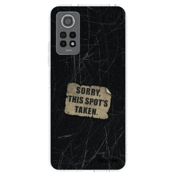 Picasee silikónový prehľadný obal pre Xiaomi Redmi Note 12 Pro 4G - SORRY