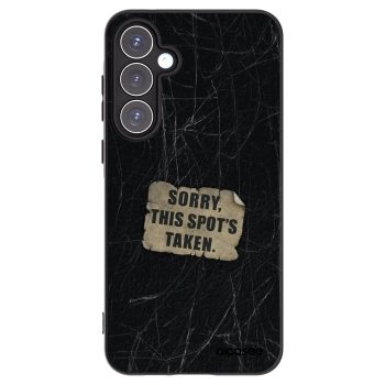Picasee silikónový čierny obal pre Samsung Galaxy A55 5G A556B - SORRY