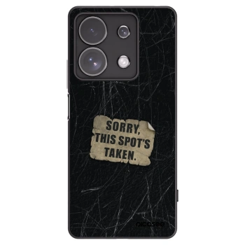 Picasee silikónový čierny obal pre Xiaomi Redmi Note 13 Pro 4G - SORRY