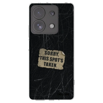 Picasee silikónový prehľadný obal pre Xiaomi Redmi Note 13 Pro 4G - SORRY