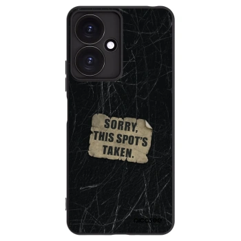 Picasee silikónový čierny obal pre Xiaomi Redmi 13C 5G - SORRY