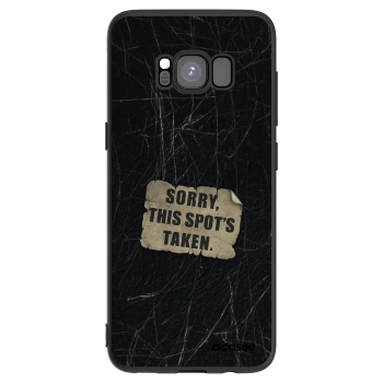 Picasee silikónový čierny obal pre Samsung Galaxy S8 G950F - SORRY