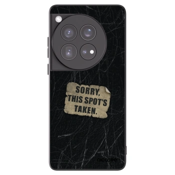 Picasee silikónový čierny obal pre OnePlus 12 5G - SORRY