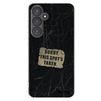 Picasee silikónový prehľadný obal pre Samsung Galaxy S24 FE S721B - SORRY