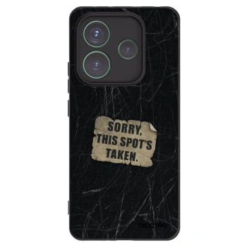 Picasee silikónový čierny obal pre Xiaomi Redmi Note 14 5G - SORRY