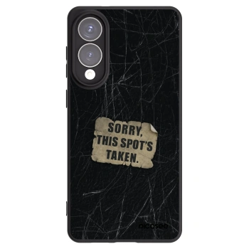 Picasee silikónový čierny obal pre Samsung Galaxy S25 Edge 5G - SORRY