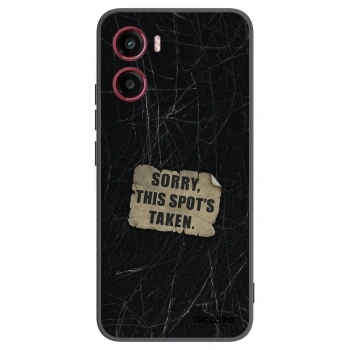 Picasee silikónový čierny obal pre Motorola Moto G05 - SORRY