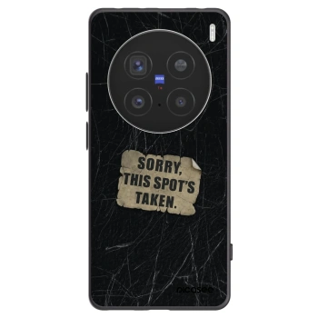 Picasee silikónový čierny obal pre Vivo X200 Pro - SORRY