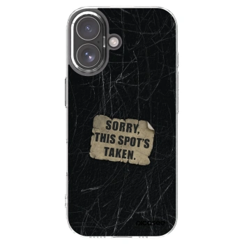 Picasee silikónový prehľadný obal pre Apple iPhone 17 - SORRY