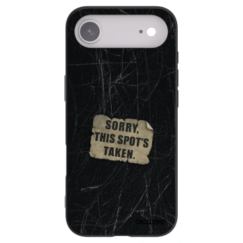 Picasee silikónový čierny obal pre Apple iPhone Air - SORRY