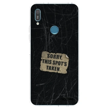 Picasee silikónový prehľadný obal pre Huawei Y6 2019 - SORRY
