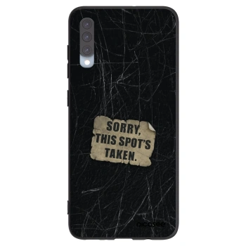 Picasee silikónový čierny obal pre Samsung Galaxy A70 A705F - SORRY