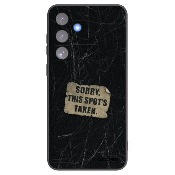 Picasee silikónový čierny obal pre Samsung Galaxy S25 FE 5G - SORRY