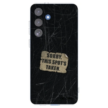 Picasee silikónový prehľadný obal pre Samsung Galaxy S25 FE 5G - SORRY
