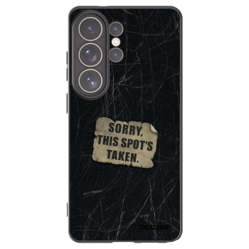 Picasee silikónový čierny obal pre Samsung Galaxy S26 Ultra - SORRY