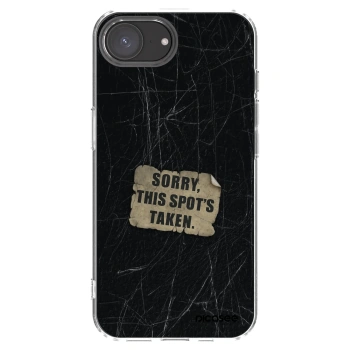 Picasee silikónový prehľadný obal pre Apple iPhone 17e - SORRY