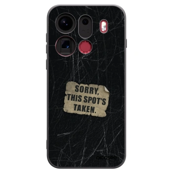 Picasee silikónový čierny obal pre OPPO Find X9 Pro - SORRY