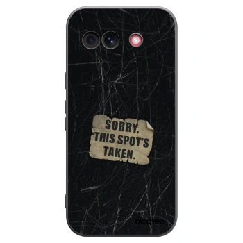 Picasee silikónový čierny obal pre Google Pixel 10a - SORRY