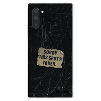 Picasee silikónový prehľadný obal pre Samsung Galaxy Note 10 N970F - SORRY