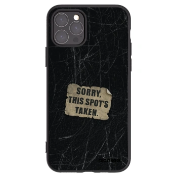 Picasee silikónový čierny obal pre Apple iPhone 11 Pro - SORRY