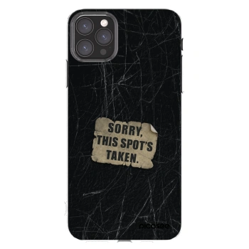 Picasee silikónový prehľadný obal pre Apple iPhone 11 Pro Max - SORRY