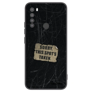 Picasee silikónový čierny obal pre Xiaomi Redmi Note 8 - SORRY