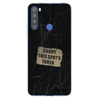 Picasee silikónový prehľadný obal pre Xiaomi Redmi Note 8T - SORRY