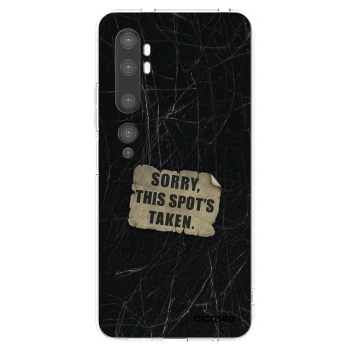 Picasee silikónový prehľadný obal pre Xiaomi Mi Note 10 (Pro) - SORRY