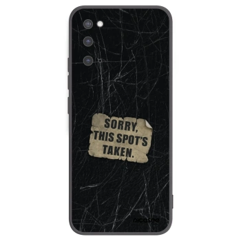 Picasee silikónový čierny obal pre Samsung Galaxy S20 G980F - SORRY