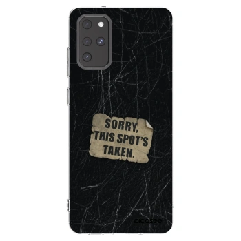 Picasee silikónový prehľadný obal pre Samsung Galaxy S20+ G985F - SORRY
