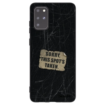 Picasee silikónový čierny obal pre Samsung Galaxy S20+ G985F - SORRY